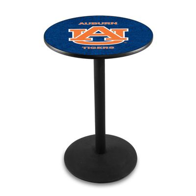 Holland Bar Stool Co. Auburn University Round Pub Table in Black (28 in. Dia. x 36 in. H (62 lbs.))