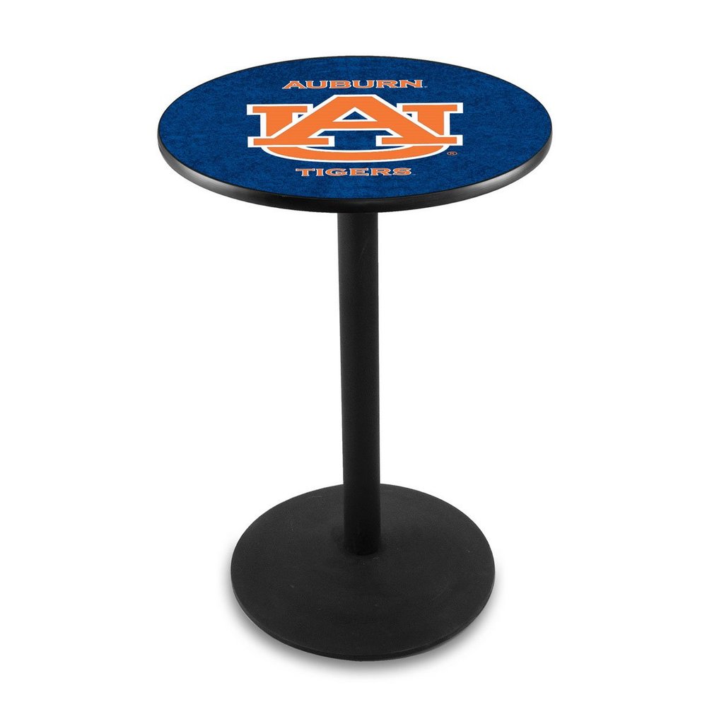 Holland Bar Stool Co. Auburn University Round Pub Table in Black (28 in. Dia. x 36 in. H (62 lbs.))
