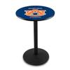 Holland Bar Stool Co. Auburn University Round Pub Table in Black (28 in. Dia. x 36 in. H (62 lbs.)) view 1