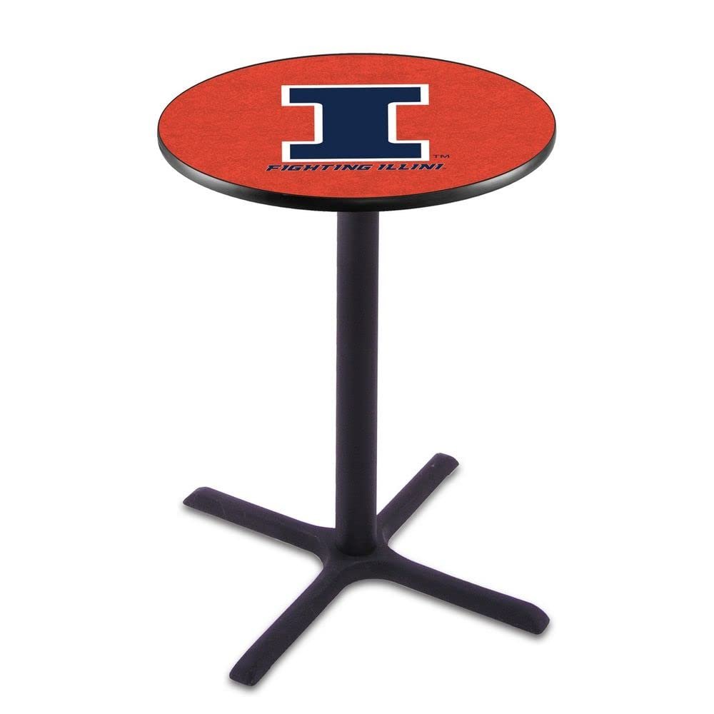 Holland Bar Stool Co. L211-36" Black Wrinkle Illinois Pub Table
