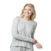 boxercraft Women's Cuddle Fleece Boxy Crew S Charcoal view 4