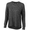 boxercraft Women's Cuddle Fleece Boxy Crew M Charcoal view 1