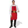 Fun Express Adult Santa Fabric Apron - Christmas Apparel and Costume view 2