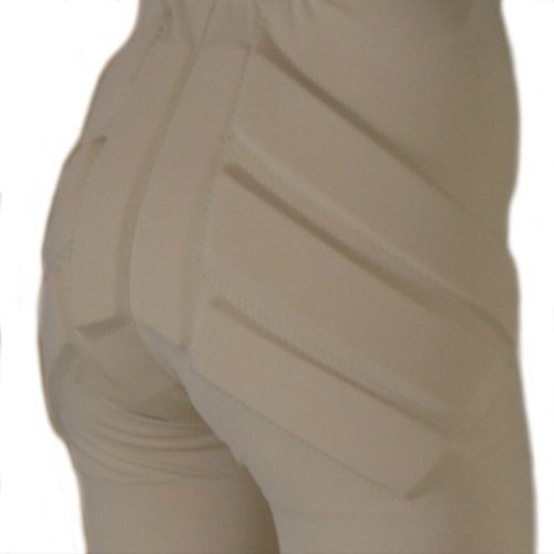 Silver Lining Ice Skating Padded Shorts SLshort (Light Tan, Child Medium)