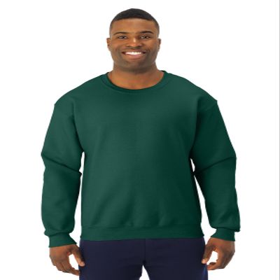 Jerzees Super Sweats Adult Crewneck Sweatshirt 4662M Forest Green