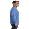 Adult Crew-Neck Blended Sweatshirt (Flo Blue PgmDye) (3X-Large) view 4