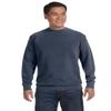 Adult Crew-Neck Blended Sweatshirt (Denim PgmDye) (Medium) view 1