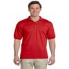 Gildan Mens 5.6 oz. DryBlend 50/50 Jersey Polo G880 -RED L view 1