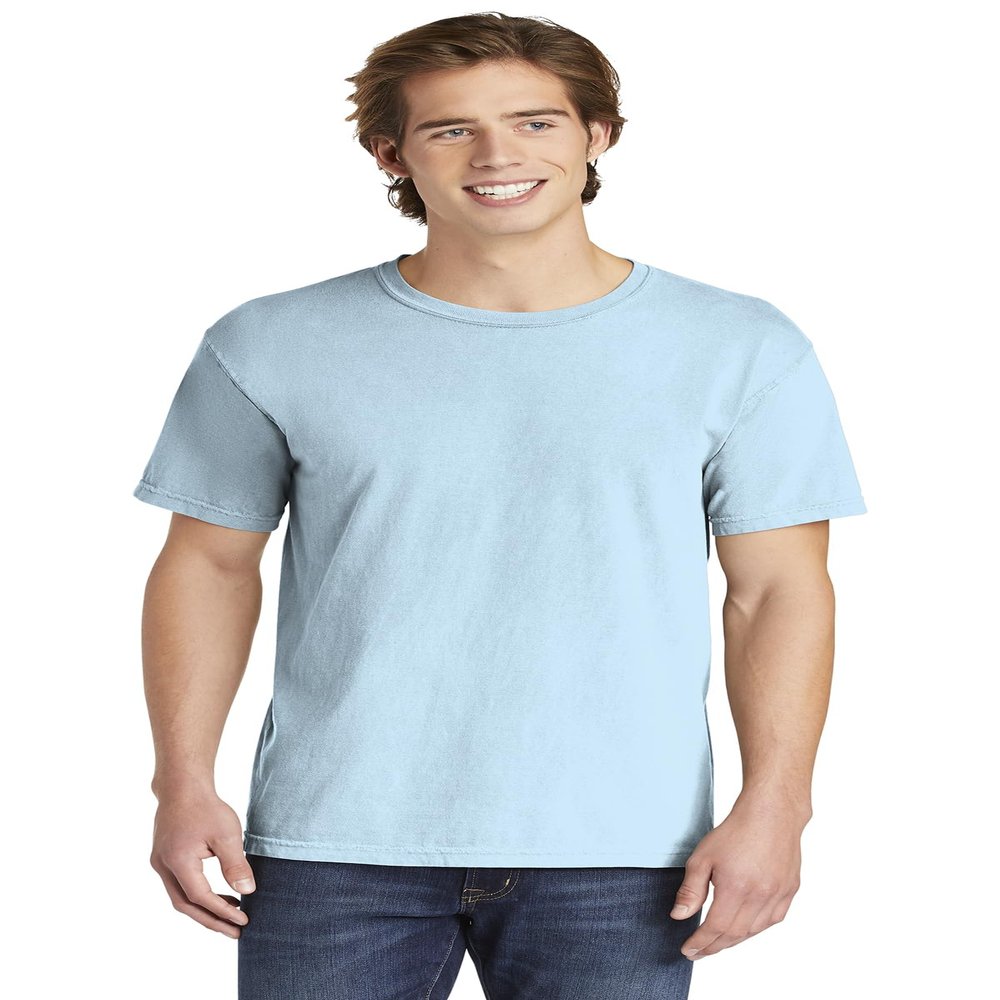 Comfort Colors 6.1 oz. Ringspun Garment-Dyed T-Shirt (C1717) Chambray, XL