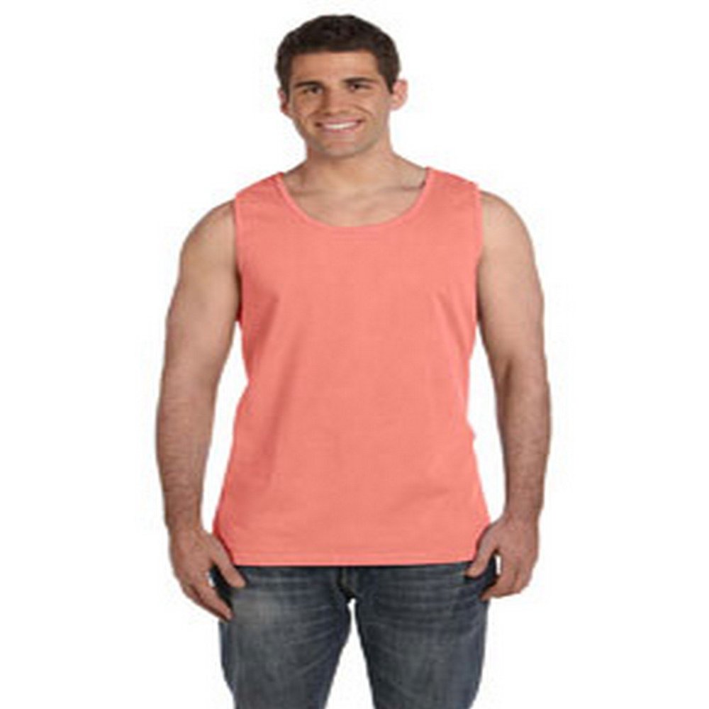 Comfort Colors C9360 Ringspun Garment Dyed Tank. - Watermelon - S
