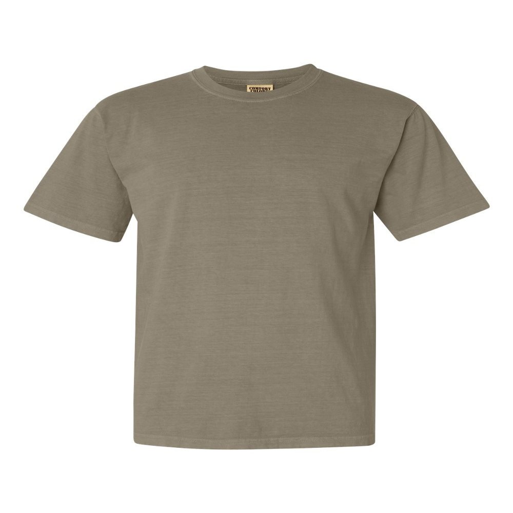 Comfort Colors 6.1 oz. Ringspun Garment-Dyed T-Shirt (C1717) Khaki, L