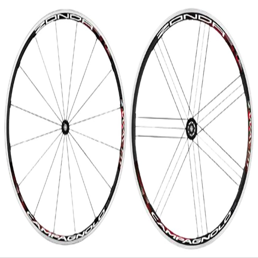 Campagnolo Zonda 2 Way Fit Wheel Set Clincher - Black