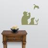 Express Yourself Duck Call Wall Decal (Olive - Facing as Shown - Large) - Waterfowl Collection view 2