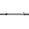 KUAT Trio Fork Mount Carrier | Secure Durable Bike Roof Rack with Integrated Cable Lock & Sliding Rear Tire Strap - 1 Bike Capacity | Adapters Included, Metal Gray & Orange view 2