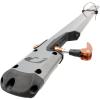 KUAT Trio Fork Mount Carrier | Secure Durable Bike Roof Rack with Integrated Cable Lock & Sliding Rear Tire Strap - 1 Bike Capacity | Adapters Included, Metal Gray & Orange view 3