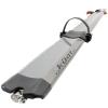 KUAT Trio Fork Mount Carrier | Secure Durable Bike Roof Rack with Integrated Cable Lock & Sliding Rear Tire Strap - 1 Bike Capacity | Adapters Included, Metal Gray & Orange view 4