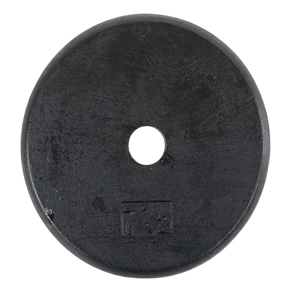 CanDo 10-0603 Iron Disc Weight Plate, 7.5 lb