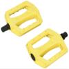 Big Roc 57PCK745Y Bike Pedal, 100 x 105mm, 9/16" Yellow Steel Nylon view 1