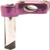 Big Roc 57SYC450P Handle Bar Stem, 21.2 x 40 x 140mm, Alloy -Purple view 1