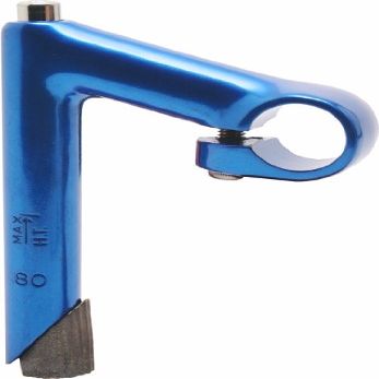 Big Roc 57SYC80BE Handle Bar Stem, 22.2 x 80 x 145mm, Alloy -Blue