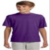 A4 Youth Cooling Performance Crew Short Sleeve T-Shirt, Purple, X-Large view 2