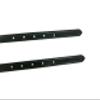 Exselle Child's Double Keeper English Spur Straps - Premium Leather for Secure and Comfortable Riding, Black, 3/8" x 14.5" view 2