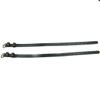 Exselle Child's Double Keeper English Spur Straps - Premium Leather for Secure and Comfortable Riding, Black, 3/8" x 14.5" view 3