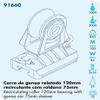 Nautos 91660-RECIRCULATING Genoa CAR-120 MM- and Ears-Ball Bearings- 32 MM~ 1 1/4 "H Track view 2
