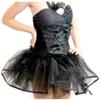 Costume Agent Black Swan Ballet Leotard and Tutu Ballerina Costume (Juniors Small) view 4