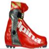 Alpina ESK Elite Series Cross-Country Nordic Skate Boots, Red/Gold, 36