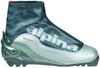 Alpina SCL Sport Series Cross-Country Nordic Classic Ski Boots, Silver/Charcoal, 45 view 1