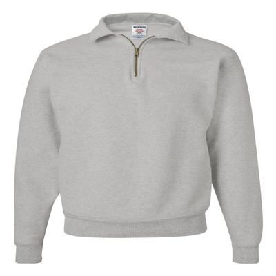 9.5 oz. 50/50 Super Sweats Fleece Quarter-Zip Pullover (4528) Oxford, XL