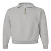 9.5 oz. 50/50 Super Sweats Fleece Quarter-Zip Pullover (4528) Oxford, XL view 1