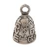 Guardian Bell Charity Love Freedom Gratitude Strength Faith Peace Good Luck Bell w/Keyring & Black Velvet Gift Bag | Motorcycle Bell | Lead-Free Pewter | Made in USA view 1