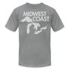 Spreadshirt Midwest Coast - Blue Men's Jersey T-Shirt, 2XL, Slate view 1