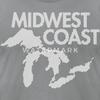 Spreadshirt Midwest Coast - Blue Men's Jersey T-Shirt, 2XL, Slate view 2