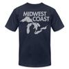 Spreadshirt Midwest Coast - Blue Men's Jersey T-Shirt, XL, Navy view 1