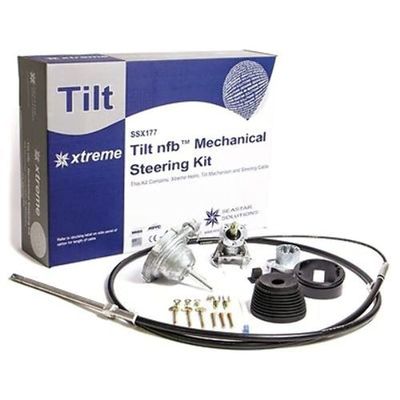 Dometic Seastar Xtreme NFB (No Feedback) Tilt Steering Kit with Single Cable, SSX17718, 18ft.