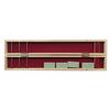 SHIMOTSUKE Infinity Harris Hanging Box, Baked Paulownia, 15.7 inches (40 cm) view 1