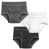 City Threads Made in USA Boys Briefs Underwear in All Cotton - Toddler Underpants - Perfect for Sensitive Skins SPD Sensory Friendly Clothing 3-Pack, Basics, Size 5 view 1