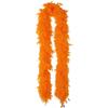 Vibrant Orange Feather Boa - 72" (1 Count) - Ultra Soft & Lightweight - Ideal for Halloween, Costumes, & Festive Occasions view 1