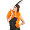Vibrant Orange Feather Boa - 72" (1 Count) - Ultra Soft & Lightweight - Ideal for Halloween, Costumes, & Festive Occasions view 3