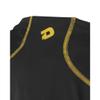 Demarini Youth Comotion Mid Sleeve T-Shirt, Black/Black Print, Large view 3