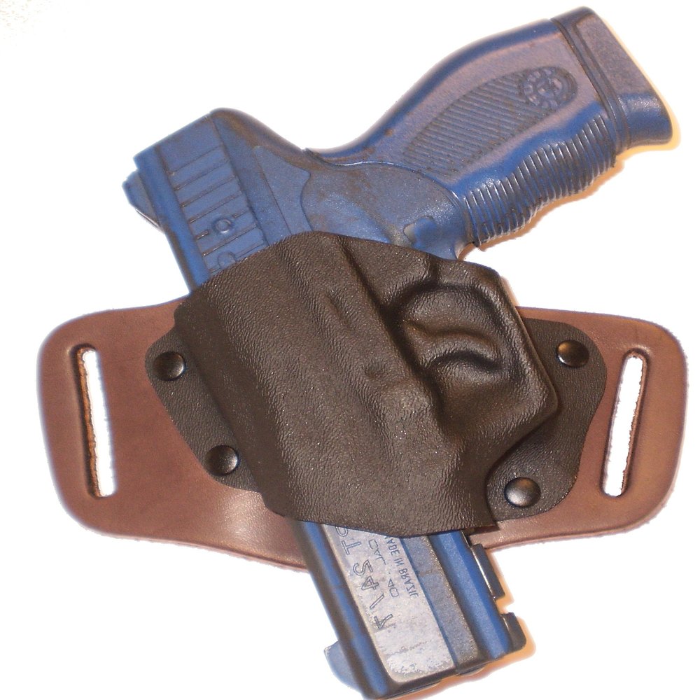 Pro Carry SIG P290 OWB Left Hand Brown Gun Holster Quick Slide