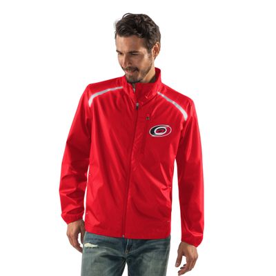 G-III Men's Storm Full Zip Packable Jacket, Red, X-Large