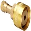 Petromax 12411 Kerosene Lantern Parts, Pump Adapter, Brass view 1