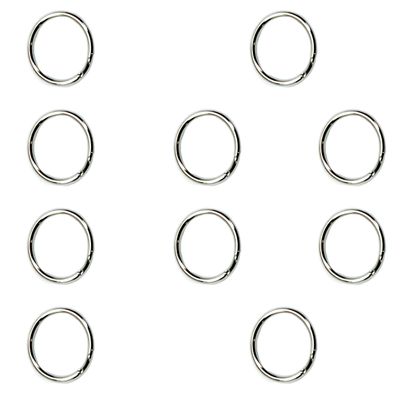 5/8" Heavy Duty Split Key Rings - USA (10 PACK)