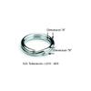 5/8" Heavy Duty Split Key Rings - USA (10 PACK) view 2