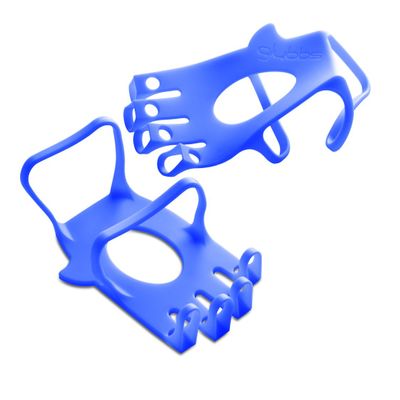 glubbs Weightlifting Gloves (Blue, Medium)
