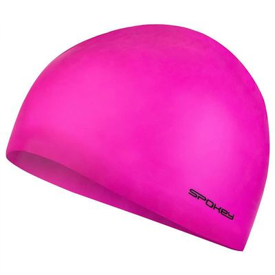 Spokey Unisex's Summer Cup Swimming Cap, Pink, One Size